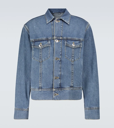 Shop Lanvin Denim Jacket In Blue