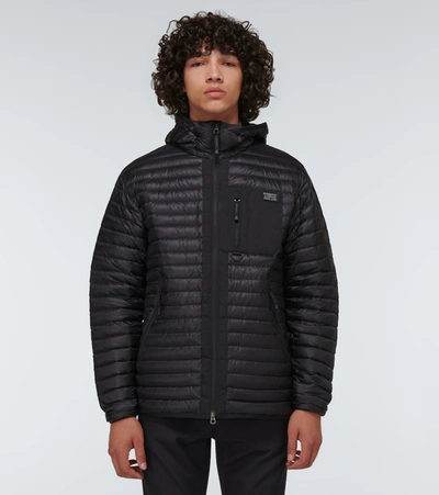 Shop Burberry Lenham Down Jacket In Black