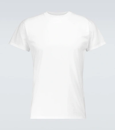 Shop Maison Margiela Short-sleeved Cotton T-shirt In White