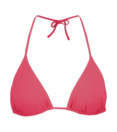 Shop Eres Mouna Triangle Bikini Top In Pink