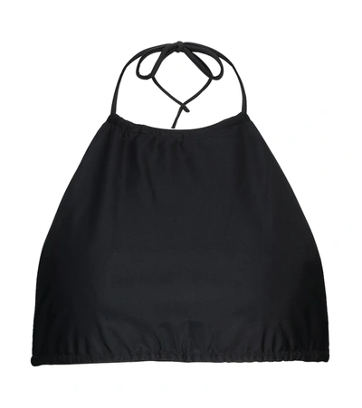 Shop Jade Swim Gia Halterneck Bikini Top In Black