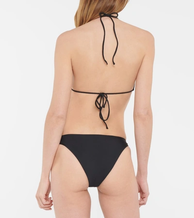 Shop Jade Swim Gia Halterneck Bikini Top In Black