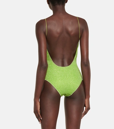 Shop Oseree Lumière Swimsuit In Green