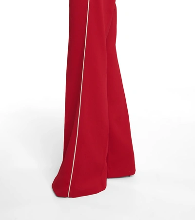 Shop Gucci Jersey Pants In Red