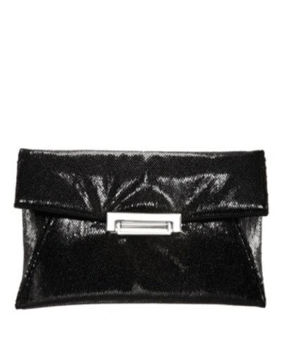 Shop Nina Embossed Envelope Clutch In Black