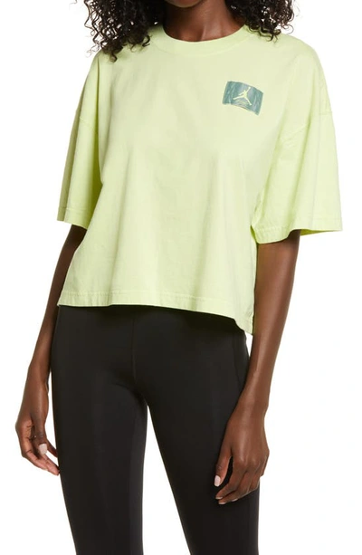 Shop Nike Jordan Flight Essentials T-shirt In Limelight