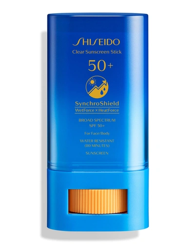 Shop Shiseido Clear Sunscreen Stick Spf 50+