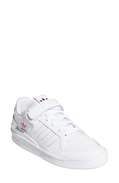 Shop Adidas Originals Forum Low Sneaker In White/ White/ White