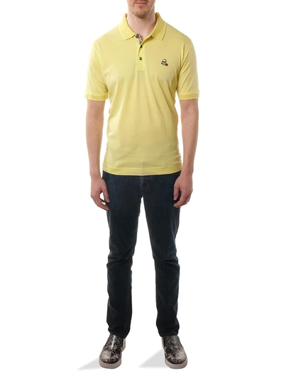 Shop Robert Graham Archie Classic-fit Polo In Light Yellow