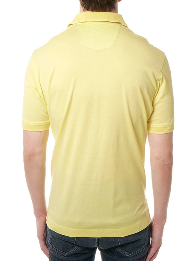 Shop Robert Graham Archie Classic-fit Polo In Light Yellow