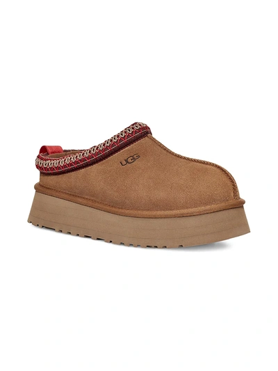 Ugg Tazz Ii 1174471-che Slipper 6 Chestnut Suede Round Toe Slip-on Rhs8109 In Brown
