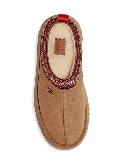 Ugg Tazz Ii 1174471-che Slipper 6 Chestnut Suede Round Toe Slip-on Rhs8109 In Brown