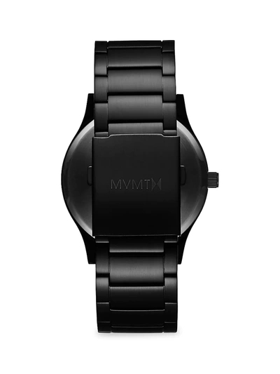 Shop Mvmt Men's Classic Black Stainless Steel Bracelet Watch