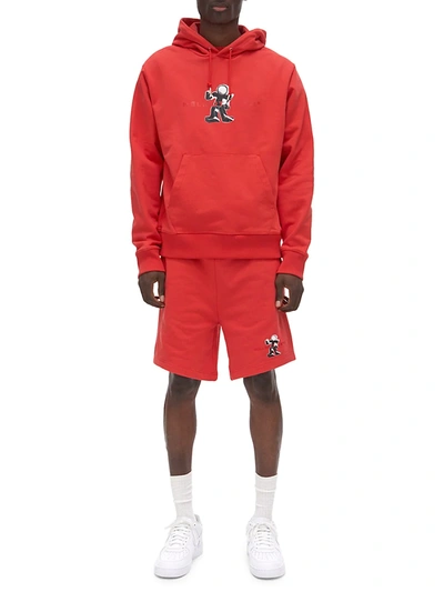 Shop Helmut Lang Figure Hoodie In Flame