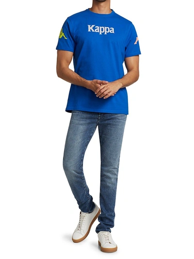 Shop Kappa Paroo Logo T-shirt In Blue