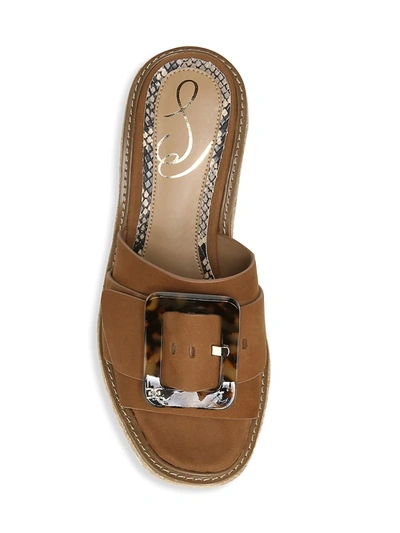 Shop Sam Edelman Livi Wedge Sandals In Brown