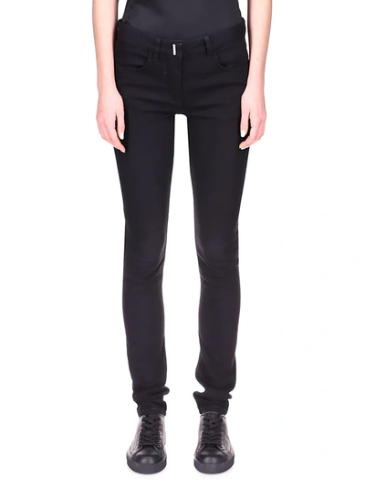 Shop Givenchy Stretch Slim-fit Jeans In Black