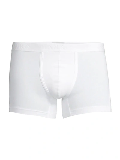 Shop Hanro Men's Essentials Cotton Boxer Brief In All White