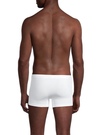 Shop Hanro Men's Essentials Cotton Boxer Brief In All White