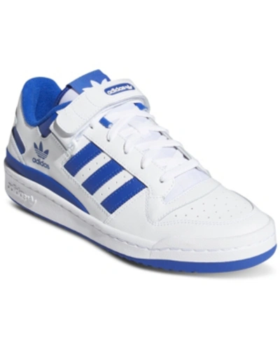 Shop Adidas Originals Men's Forum Low Casual Sneakers From Finish Line In White