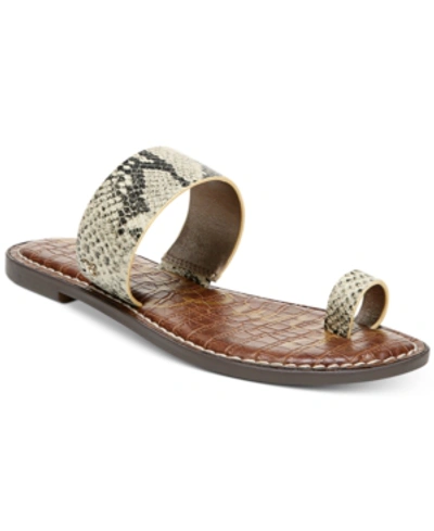 Shop Sam Edelman Women's Gorgene Toe-ring Sandals Women's Shoes In Beach Multi