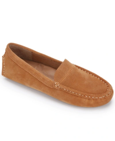 Shop Gentle Souls By Kenneth Cole Women's Mina Driver 2 Loafer Flats In Cognac