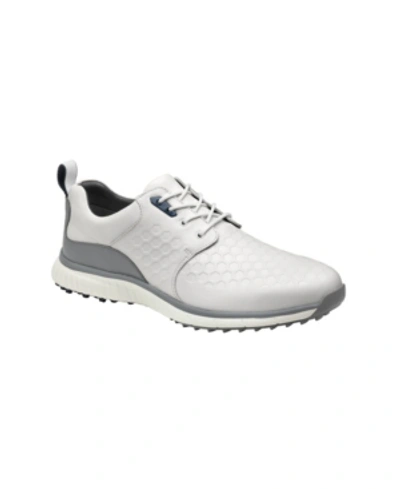 Shop Johnston & Murphy Men's Xc4 H2-luxe Hybrid Saddle Shoes In White