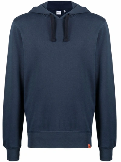 Shop Aspesi Men's Blue Cotton Sweatshirt