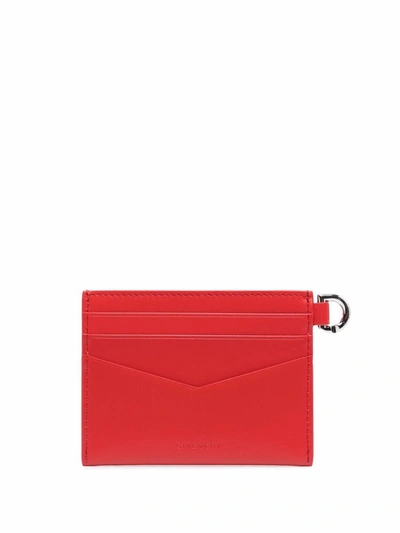 Shop Givenchy Women's Red Leather Card Holder
