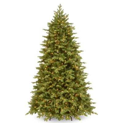National Tree Company 6.5' Feel Real Princeton Fraser Fir Hinged Tree With 700 Dual Color Led Lights & Powerconnect In Green