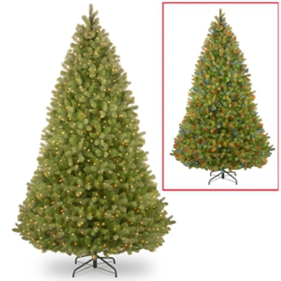 Shop National Tree Company National Tree 9' "feel-real" Bayberry Spruce Hinged Tree With Dual Color Lights In Green