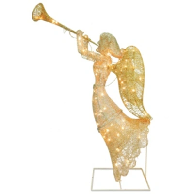 National Tree Company 48" Angel Decoration With Clear Lights In Gold