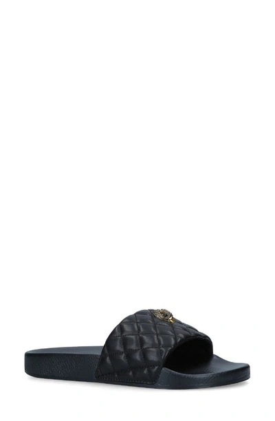 Shop Kurt Geiger London Meena Eagle Slide Sandal In Black