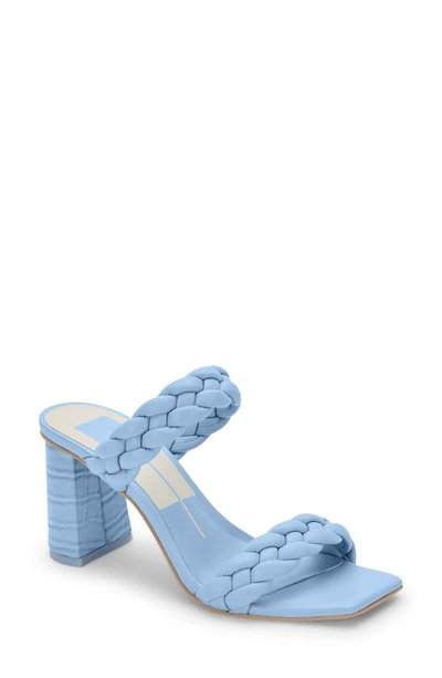Shop Dolce Vita Paily Braided Sandal In Sky Blue Stella