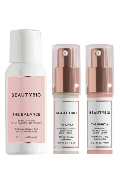 Shop Beautybio Daily Dose Vitamin C + Pm Retinol Travel Size Set