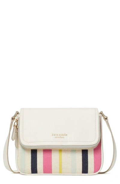 Shop Kate Spade Run Around Breezy Stripe Large Crossbody Bag In Multi