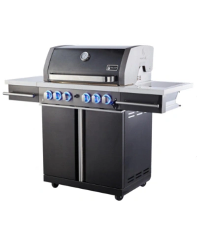 Shop Mont Alpi Outdoor Kitchen Supreme S-470 Grill On Wheels In Black