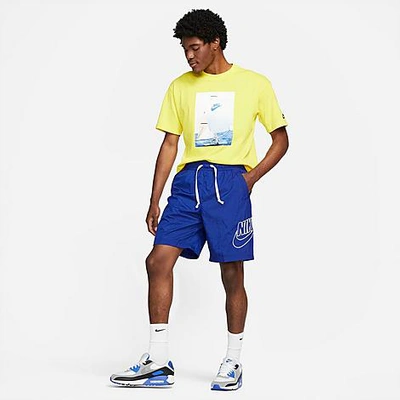 Shop Nike Men's Sportswear Alumni Woven Shorts In Deep Royal Blue
