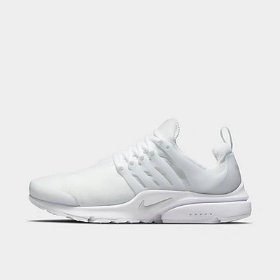 Shop Nike Men's Air Presto Casual Shoes In White/pure Platinum