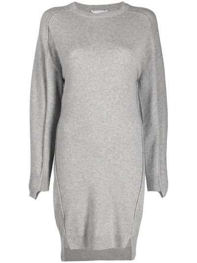 Stella Mccartney Forever Stella Knit Dress In Grey