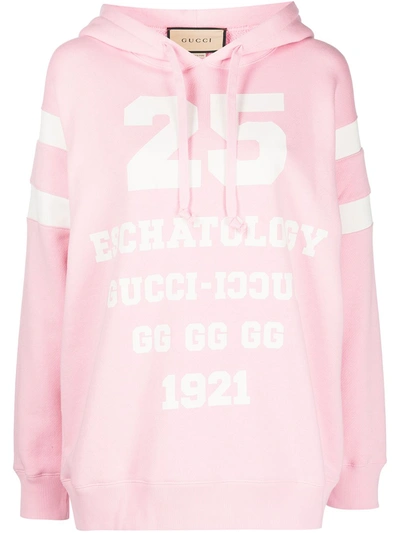 Shop Gucci Eschatology 25 Hoodie In Pink