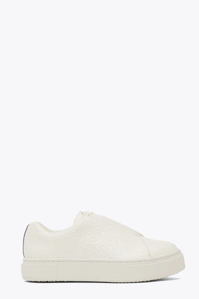 Shop Eytys Off-white Lace-up Low Sneaker In Bianco
