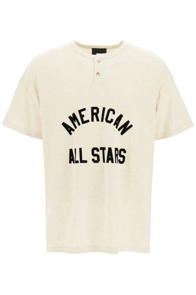 Shop Fear Of God All Star T-shirt In Cream Heather (grey)