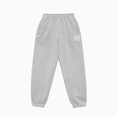Shop Alexander Wang Foundation Terry Classic Sweatpant 4cc1204061  In Grey