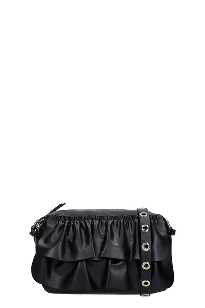 Shop Red Valentino Shoulder Bag In Black Leather