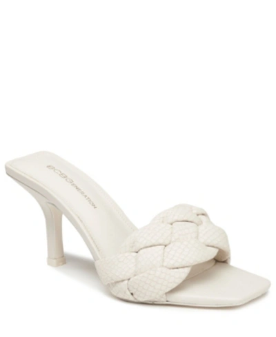 Shop Bcbgeneration Women's Marlino Dress Sandals In Pearl Breach Leather