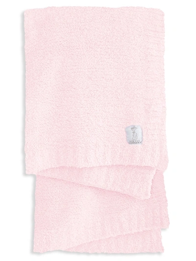 Shop Little Giraffe Baby's Plush Chenille Blanket In Pink
