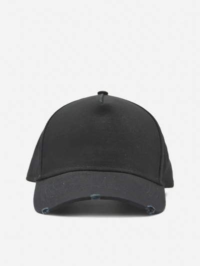 Shop Dsquared2 Baseball Cap With Contrasting Back Embroidery In Black