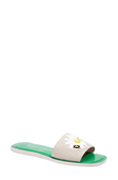 Shop Kate Spade Seraphina Slide Sandal In Natural