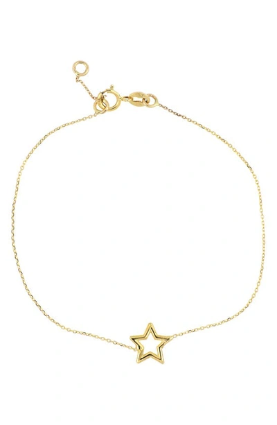 Shop Bony Levy Open Star 14k Gold Bracelet In 14k Yellow Gold